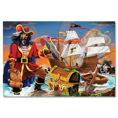 Melissa&Doug Puzzle de podea Comoara piratilor
