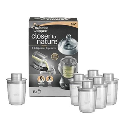 Tommee Tippee Closer to Nature Doza lapte praf x 6