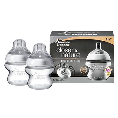 Tommee Tippee Closer to Nature Biberon 150 ml PP x 2