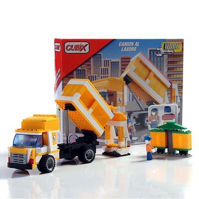 Cubix Constructii: Camion, 164 buc, 4ani+
