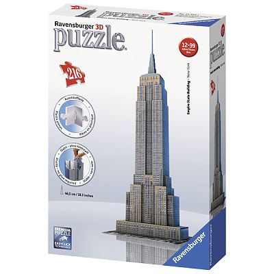 Ravensburger Puzzle 3D  Empire State Building, 216 Piese