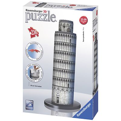 Ravensburger Puzzle 3D  Turnul din Pisa, 216 Piese