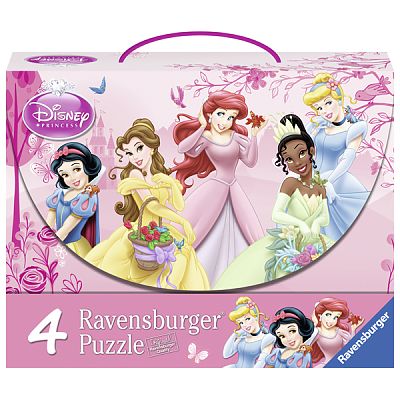 Ravensburger Puzzle Printesele Disney, 2 x 12 pcs