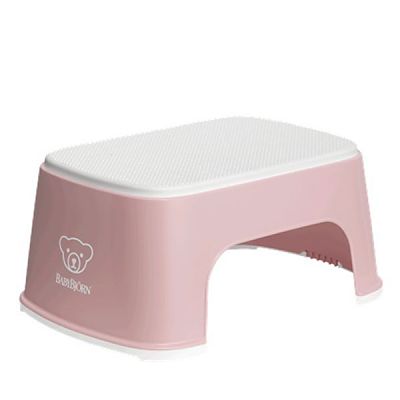 BabyBjorn Treapta inaltator pentru baie – Step Stool – Powder Pink / White